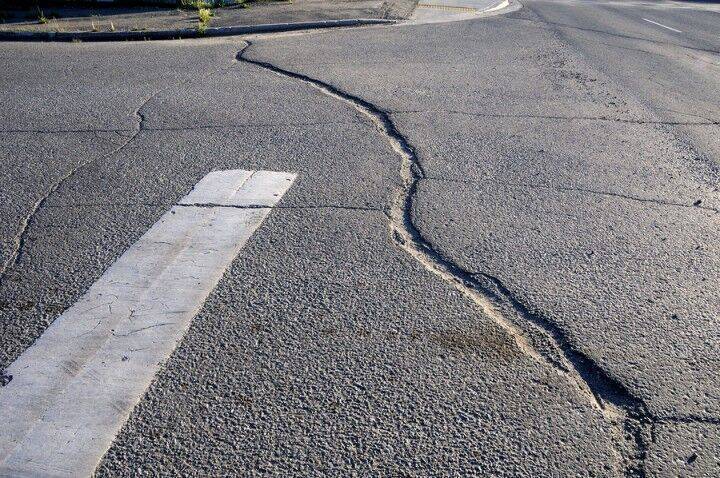 Crack Repairs by The Asphalt Company LLC